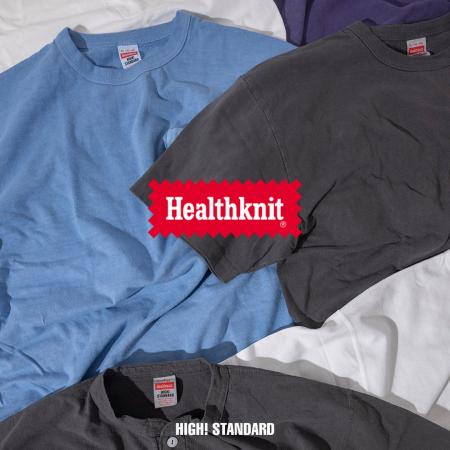 【Healthknit × HIGH! STANDARD】ピグメント染めを施