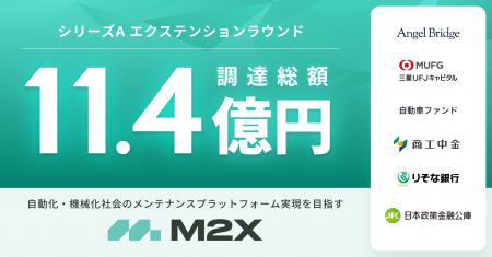 設備保全DXのM2X、シリーズAで総額11.4億円の資金調達
