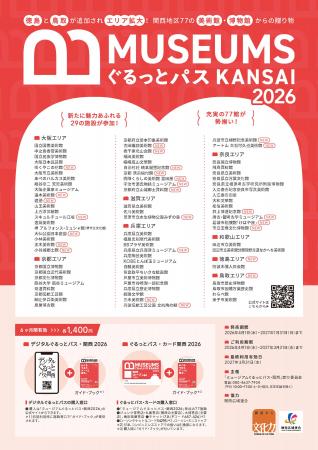 関西の博物館や美術館を無料又は割引料金で利用できる
