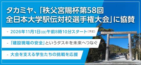 タカミヤ、「秩父宮賜杯 第58回全日本大学駅伝対校選