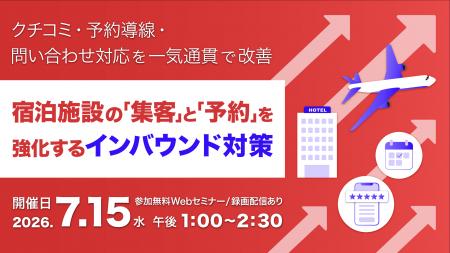 「楽楽自動応対」が、「宿泊施設のインバウンド対策」