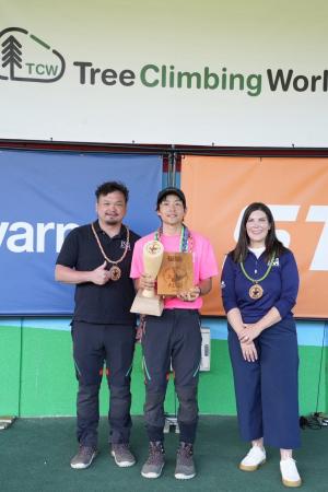 【ツリークライミング全国優勝】岡山県の河内孝介氏が