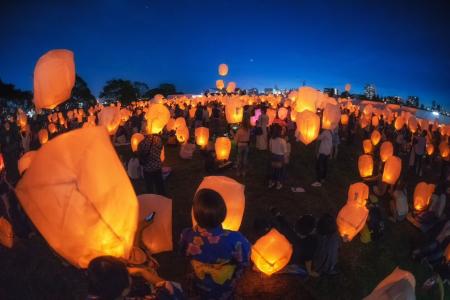 【福岡県八女市】神社で願いを夜空へ。福島八幡宮「七