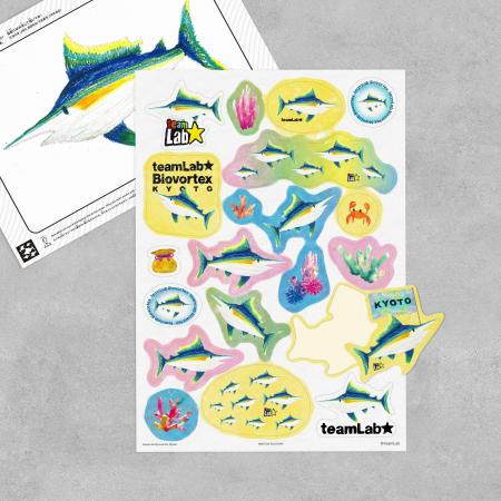 《スケッチオーシャン》で描いた海の生き物が、世界に