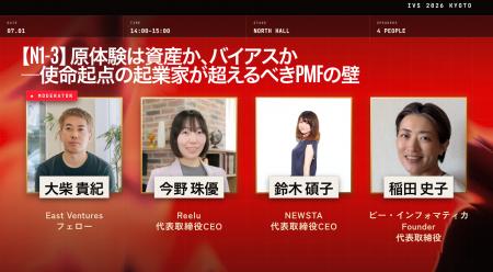 株式会社Reelu、IVS2026 DAY1「N1-3」セッションに代
