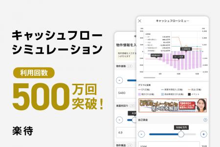 楽待の「キャッシュフローシミュレーション」機能 累