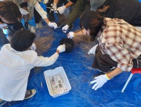 【下田海中水族館】第5回「廃漁網の回収とリサイクル