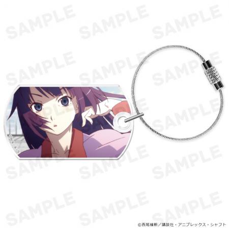 〈物語〉シリーズ　アクリルキーリングの受注を開始し