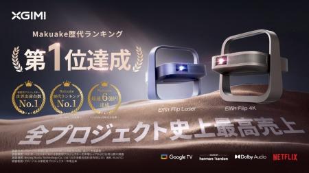 XGIMI「Elfin Flip 4K」、「Elfin Flip Laser」　「Ma