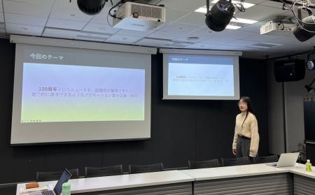 大正大学表現学部のゼミナールに協力 「ビクター100 大正大学表現学部のゼミナールに協力 「ビクター100