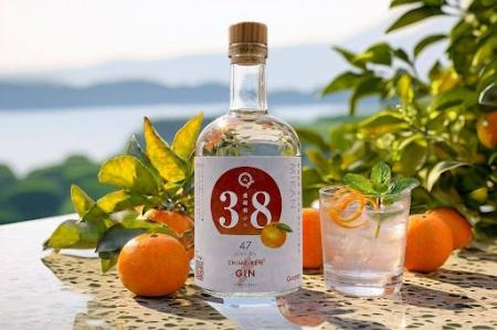 愛媛県西宇和産「温州みかん」を使用したクラフトジン 愛媛県西宇和産「温州みかん」を使用したクラフトジン
