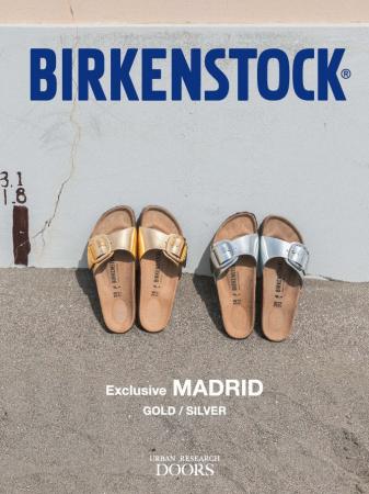 夏の装いに映える、BIRKENSTOCKのメタリックモデルがU