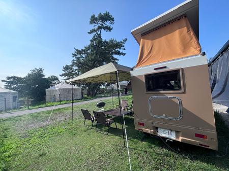 泊まらず“キャンピングカー旅”気分！ウッドデザインパ
