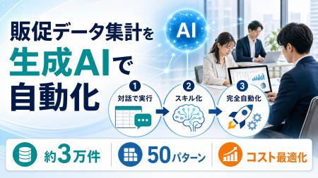 半期3万件・50パターンの販促データ集計を生成AIで自