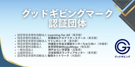 NPOの信頼性を「見える化」するグッドギビングマーク NPOの信頼性を「見える化」するグッドギビングマーク