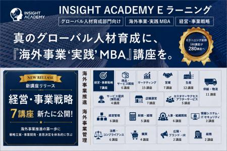 『海外事業❛実践’MBA：経営・事業戦略』Eラーニング新