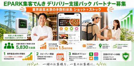 株式会社EPARK、飲食店向け「EPARK集客でんき デリバ 株式会社EPARK、飲食店向け「EPARK集客でんき デリバ