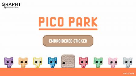 【GRAPHT】「PICO PARK」とコラボレーションした刺繍 【GRAPHT】「PICO PARK」とコラボレーションした刺繍