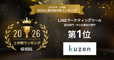 クウゼン（KUZEN）、「2026年上半期 BOXIL資料請求数