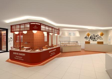 九州初！ゴディバのベーカリーショップ“町のパン屋さ