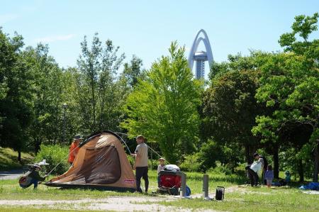 大野極楽寺公園キャンプフィールド　一般公募宿泊体験
