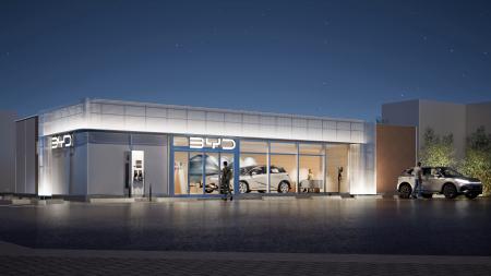 BYD国内初のサテライト店舗「BYD AUTO 久留米」が2026 BYD国内初のサテライト店舗「BYD AUTO 久留米」が2026