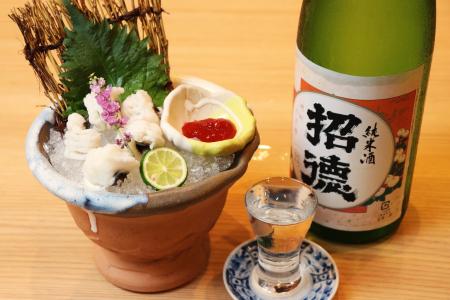 「この酒じゃないと、この鱧は完成しない。」料理人が 「この酒じゃないと、この鱧は完成しない。」料理人が