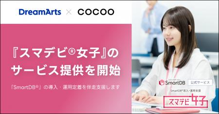 コクー、ドリーム・アーツと提携し、「SmartDB(R)」の