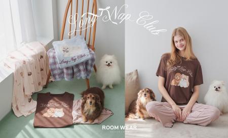 《PEACH JOHN ROOM》大好評の子犬モチーフのルームウ