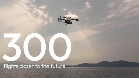 空飛ぶクルマ「SKYDRIVE」、累計300フライトの安全運 空飛ぶクルマ「SKYDRIVE」、累計300フライトの安全運