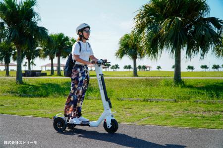 【大阪・二色の浜】ホンダ生まれの『3輪電動キックボ