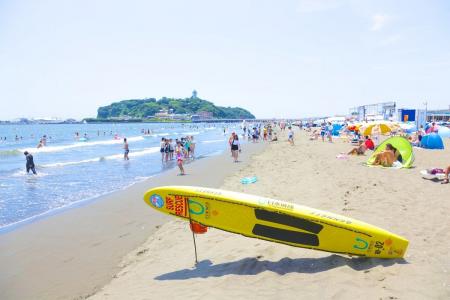 神奈川・藤沢市内3海水浴場で、海水浴場では全国初*と