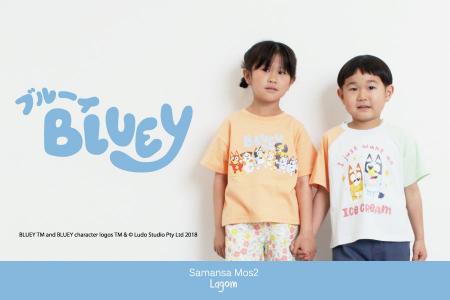 『ブルーイ』×Samansa Mos2 Lagomの初コラボTシャツが
