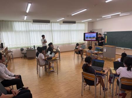 大阪府八尾市の小学校へ「プログラミング教育体験事業