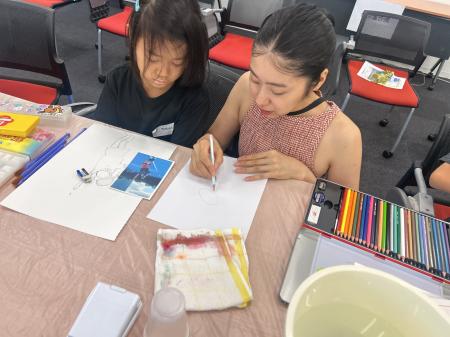 夏休み特別企画　レア体験を絵に残そう　みらさぽ×パ