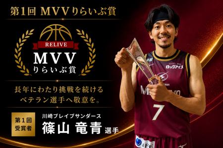 株式会社りらいぶ、ベテラン選手を称える「MVVりらい 株式会社りらいぶ、ベテラン選手を称える「MVVりらい