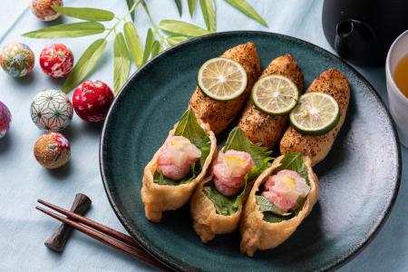 【よつばしフーズ】「はるまき専門店 lamp」と「一口 【よつばしフーズ】「はるまき専門店 lamp」と「一口