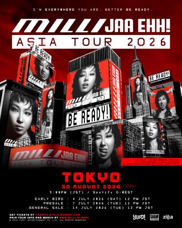 タイ No.１女性ラッパー、MILLIの初のアジアツアーが