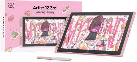 XPPen Artist12 3rdに新色のピンクが登場!!「Artist 1