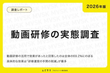 【2026年版】動画研修の実態調査|動画研修の活用で効 【2026年版】動画研修の実態調査|動画研修の活用で効