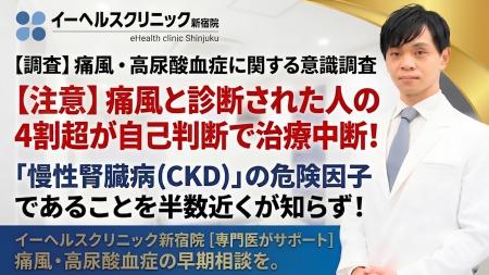 【調査】痛風と診断された人の4割超が自己判断で治療