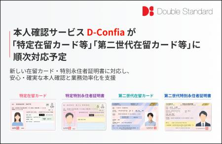 ダブルスタンダードの本人確認サービス「D-Confia」が ダブルスタンダードの本人確認サービス「D-Confia」が