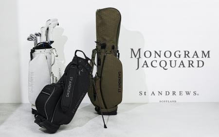 【St ANDREWS】ブランドロゴを繊細なジャカード織で表