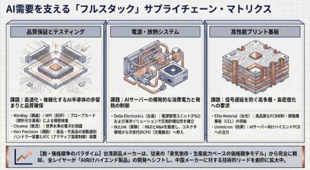 【台湾情報】台湾テック産業、AI需要で唯一無二の包括 【台湾情報】台湾テック産業、AI需要で唯一無二の包括