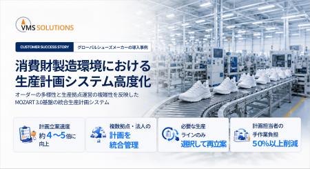 VMSソリューションズ、TKG Taekwangの生産計画システ VMSソリューションズ、TKG Taekwangの生産計画システ