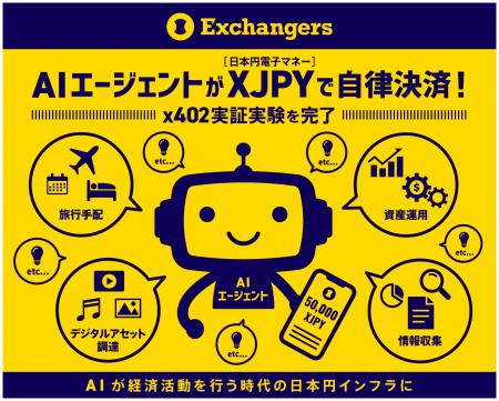 AIエージェントが「XJPY(日本円電子マネー)」で自律 AIエージェントが「XJPY(日本円電子マネー)」で自律