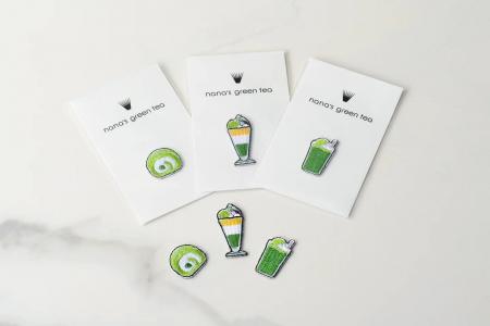 nana's green tea、人気メニューを高密度刺繍で表現