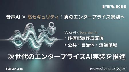 FIXER、イレブンラボのAI音声技術を活用したエンター FIXER、イレブンラボのAI音声技術を活用したエンター