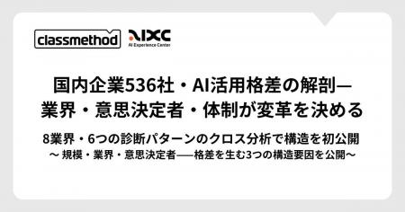 クラスメソッド、国内企業536社・AI活用格差の解剖--