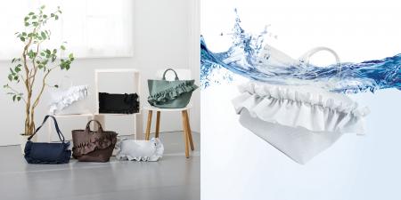 ROOTOTEから、立体的なフリルがポイントの洗えるニッ